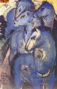 Turm der blauen Pferde nach Marc
